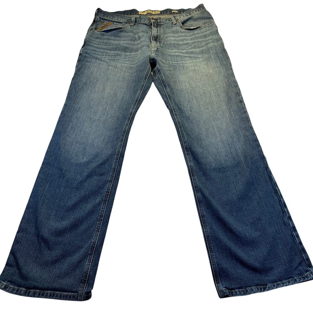 Ariat M4 Legacy Relaxed Boot Cut Men's Jeans 35x32 Medium Wash Blue Denim